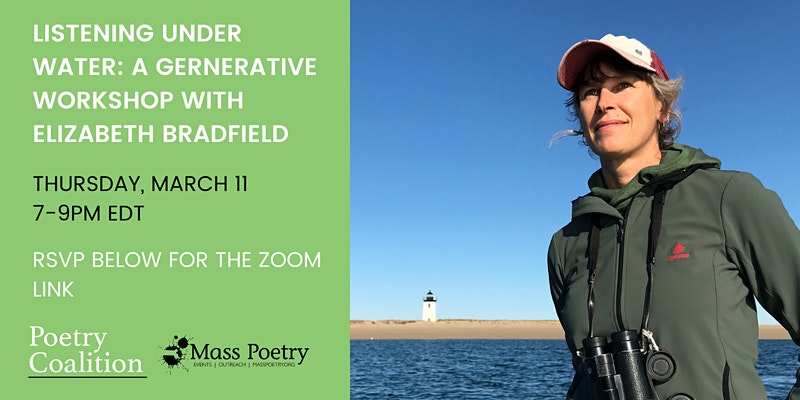 Listening Under Water: A Generative Poetry Workshop with Elizabeth Bradfield